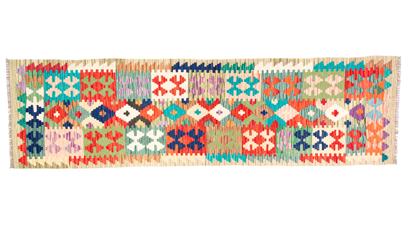 Kilim Afgano - 286X79cms