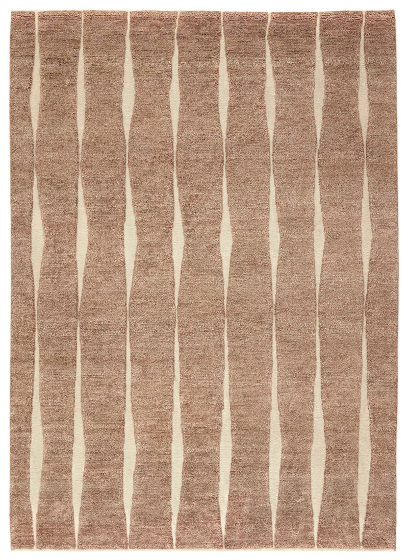Tribal style handmade rug - Landscape brown Stream