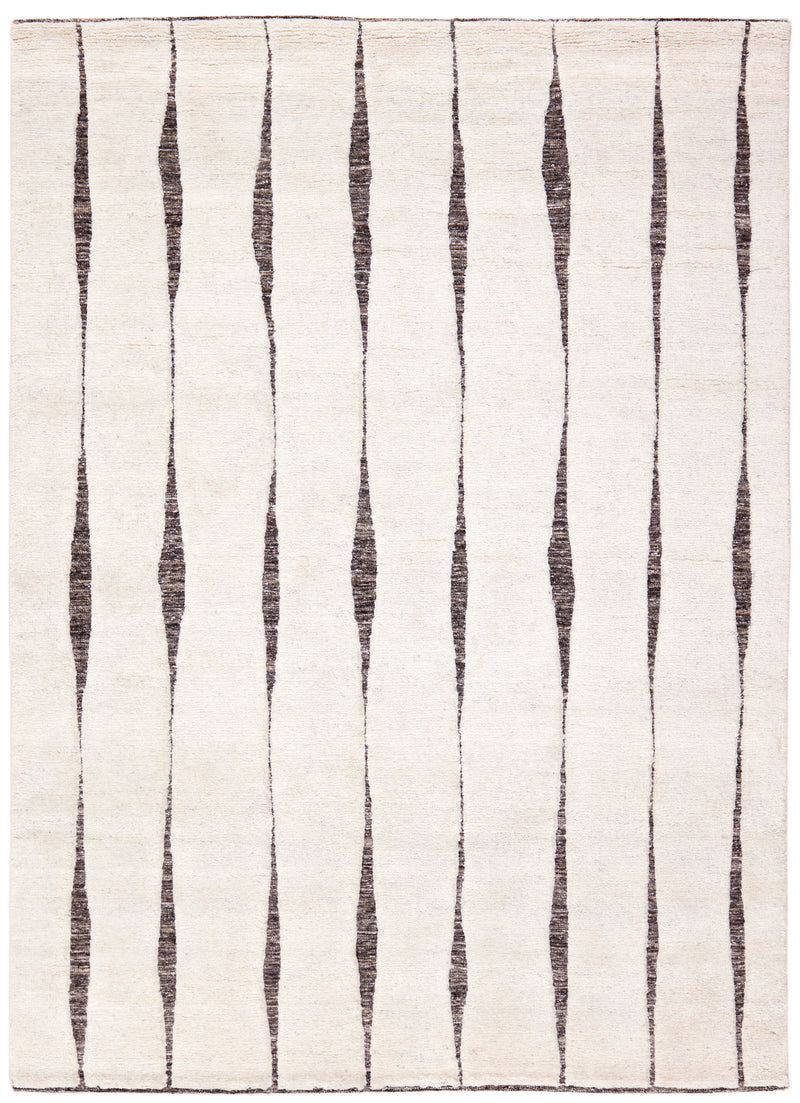 Tribal style handmade rug - Landscape white Stream