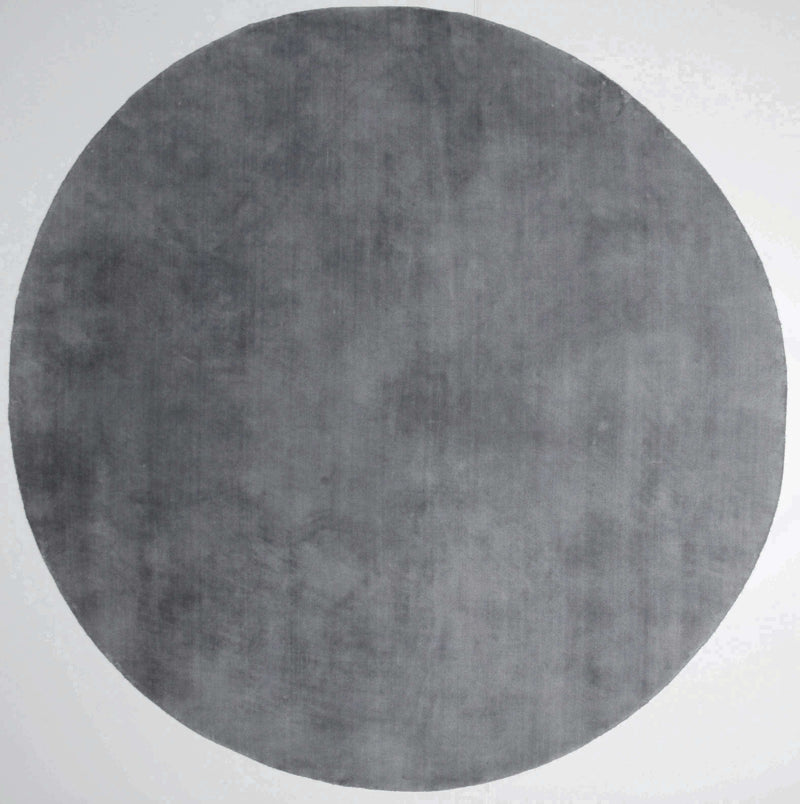 Handloom gris circular - diámetro 222cm
