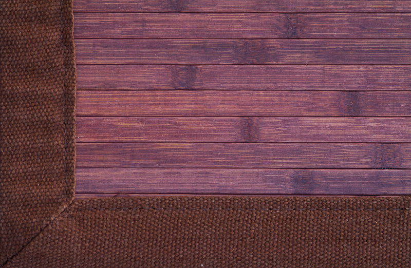 Bamboo Rug - Mahogany