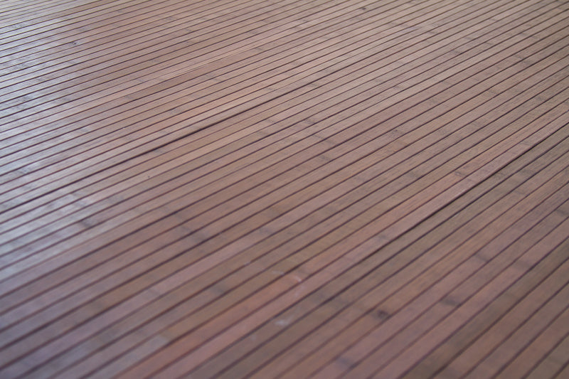 Bamboo rug - Wenge