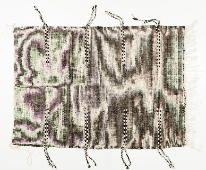 Fine striped Berber kilim - 138x097cm